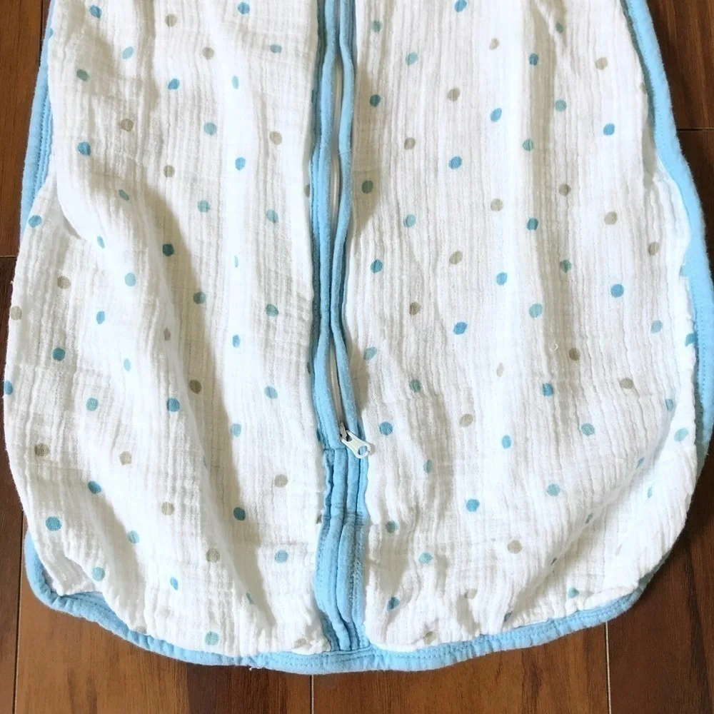 Aden & Anais Sleep Sack Zip Front Sleeping Bag Wearable Blanket Gauze Cotton